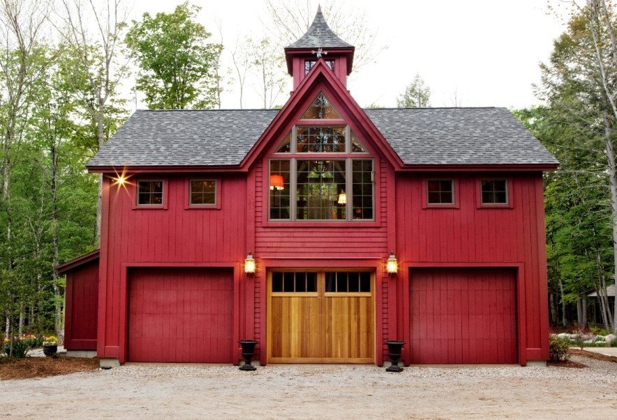 Pole Barn House with Garage