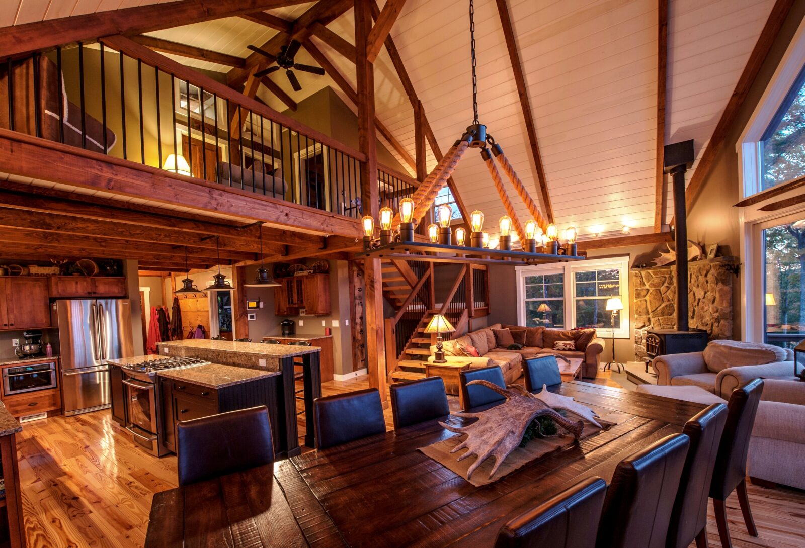 The Barn House Loft at Moose Ridge Lodge