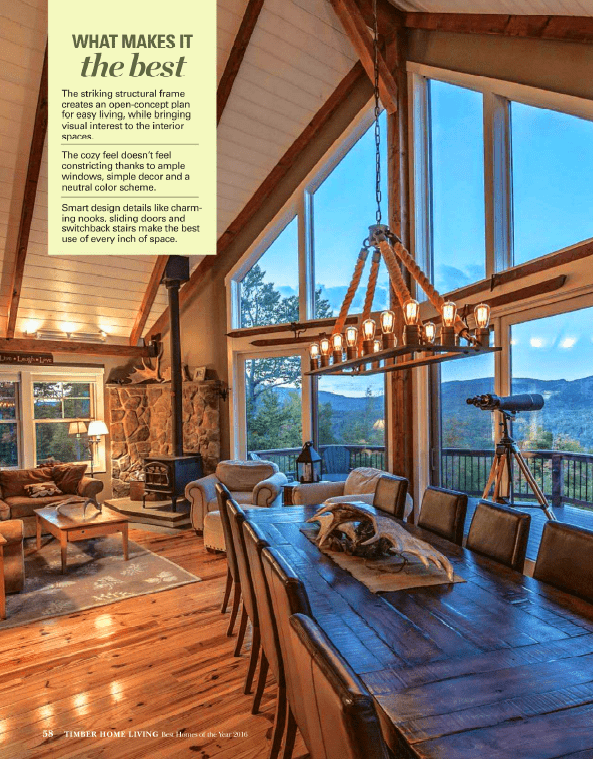 Moose Ridge Lodge Timber Home Living Award Yankee Barn Homes